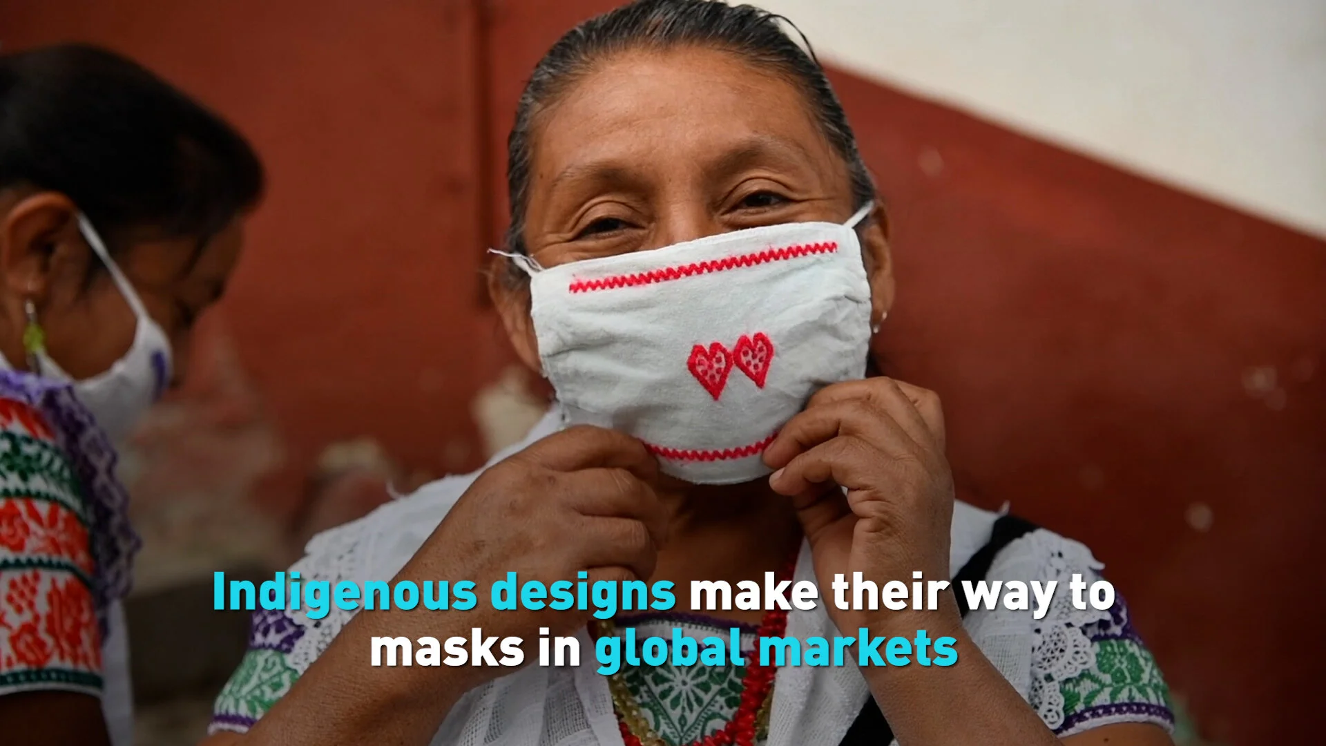 Indigenous embroidery reaches global markets through facemasks