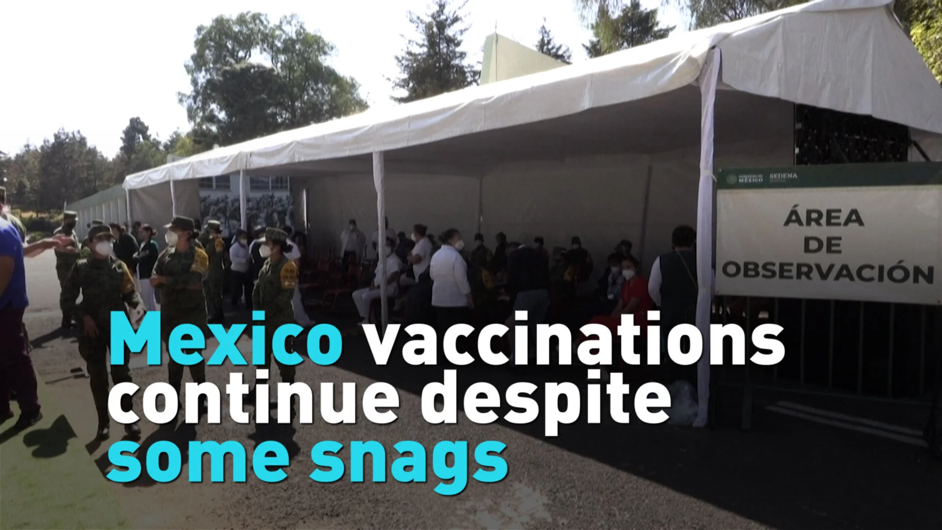Mexico's vaccination program runs into roadbumps