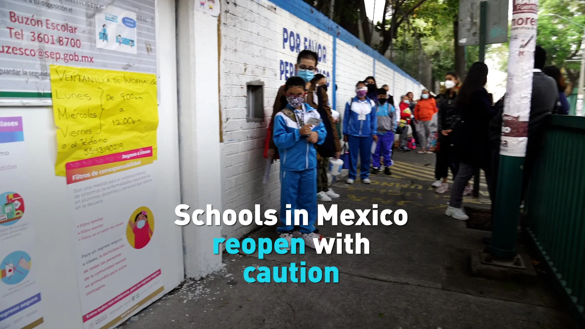 Schools in Mexico reopen with caution