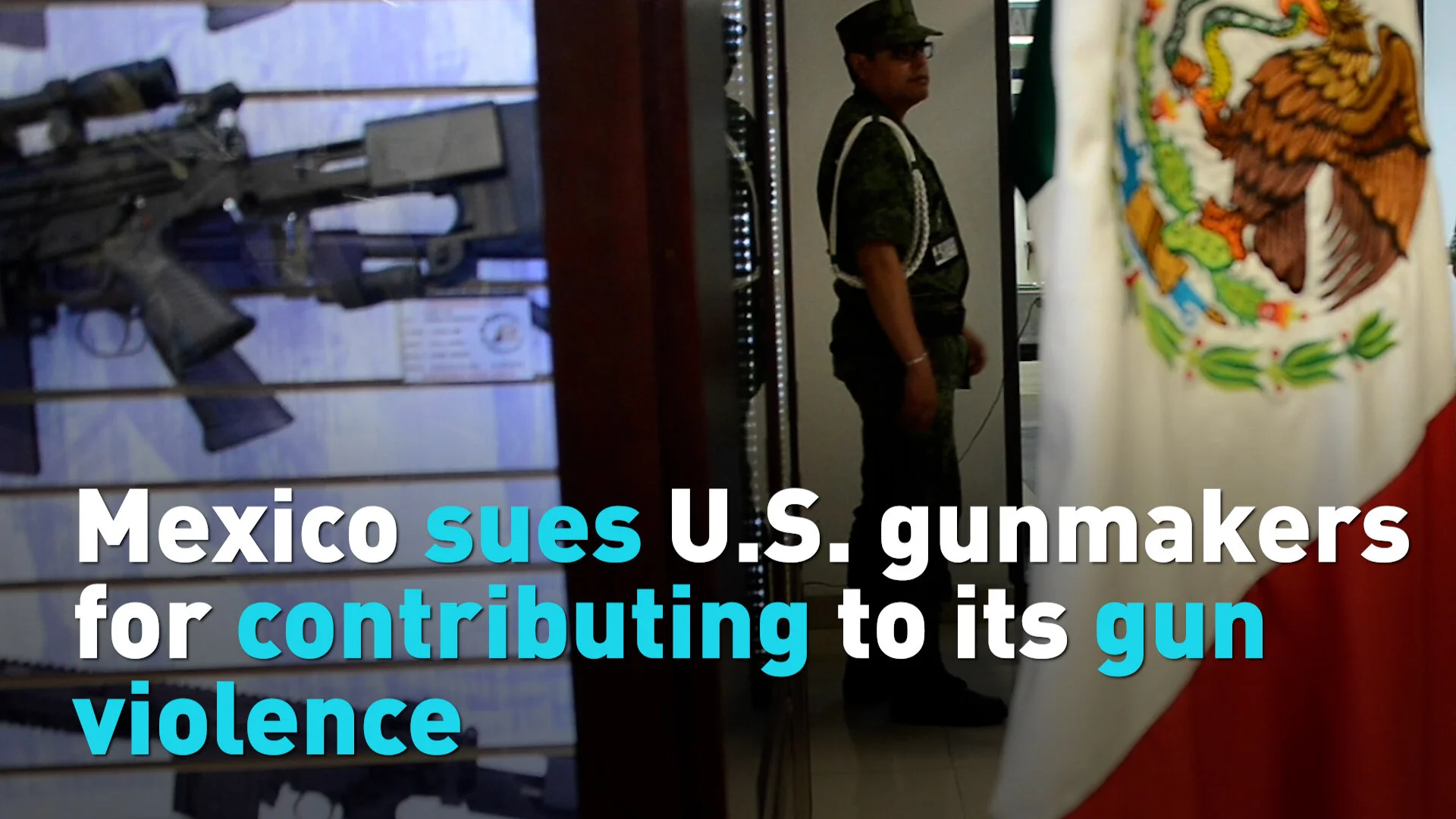 Mexico sues U.S. gun companies over illegal trafficking 'negligence' 