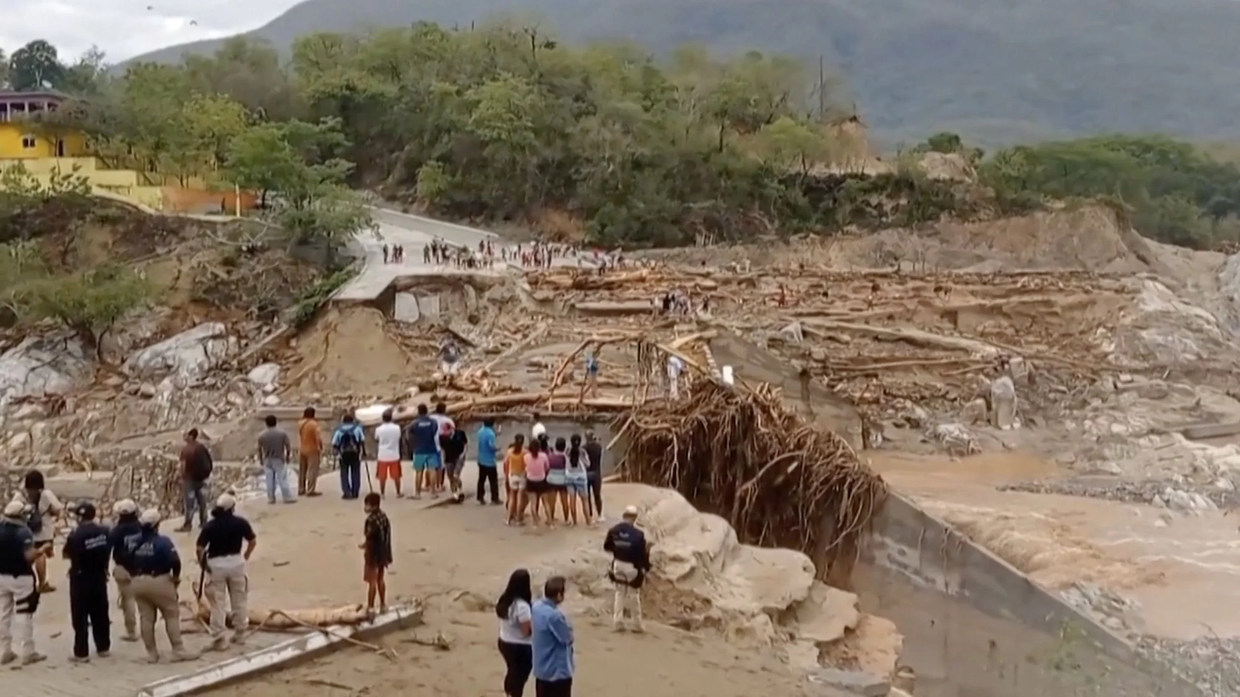 Hurricane Agatha strikes Oaxaca State