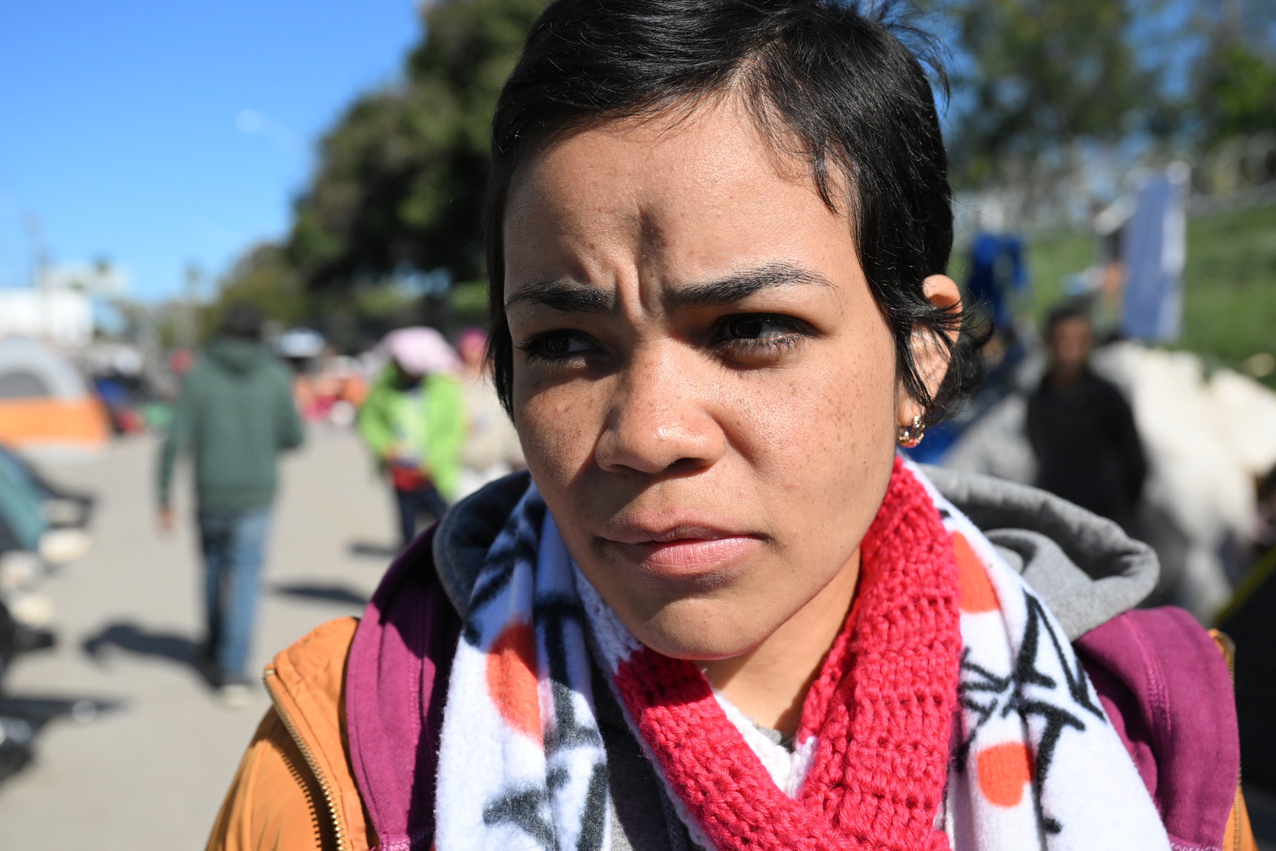 FB Live: Venezuelan migrant camp on the banks of the Rio Grande