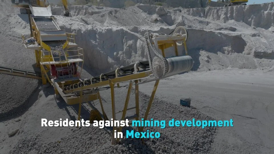 Veracruz communities protest against mining