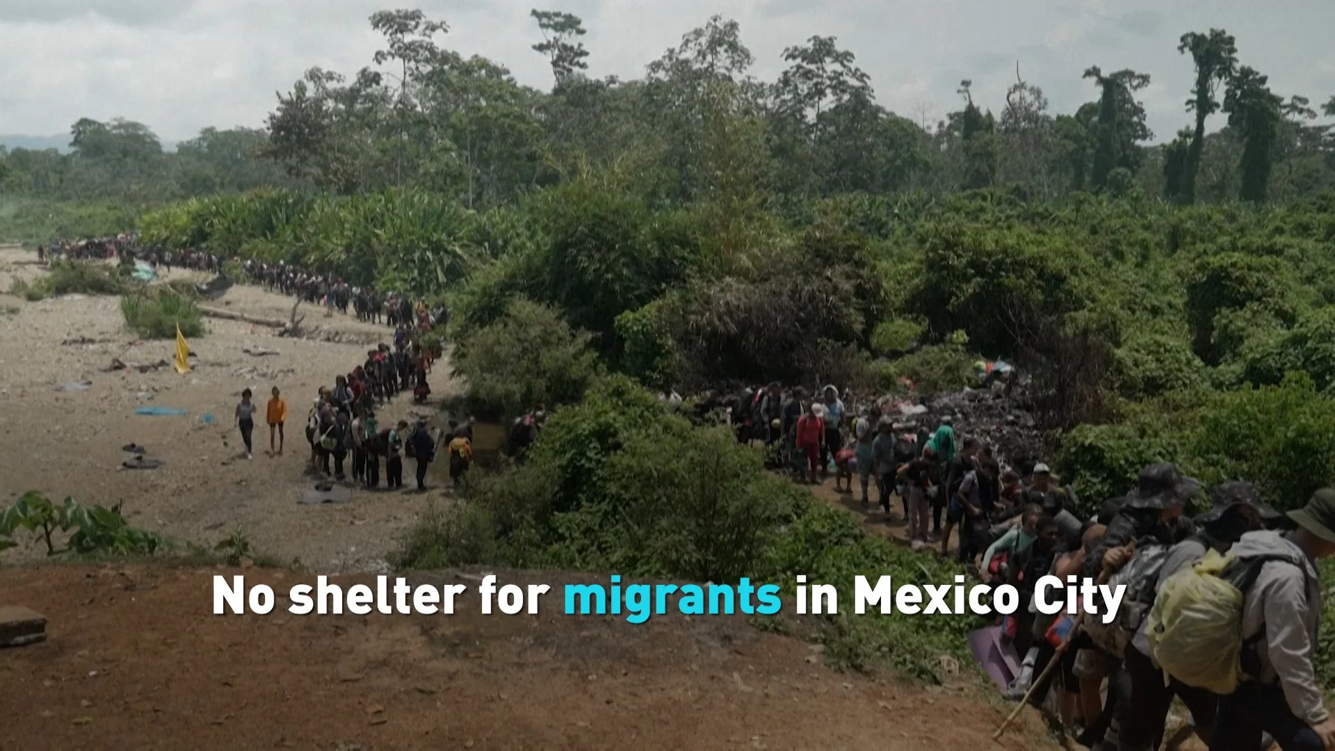 Mexico City struggles with migrant wave