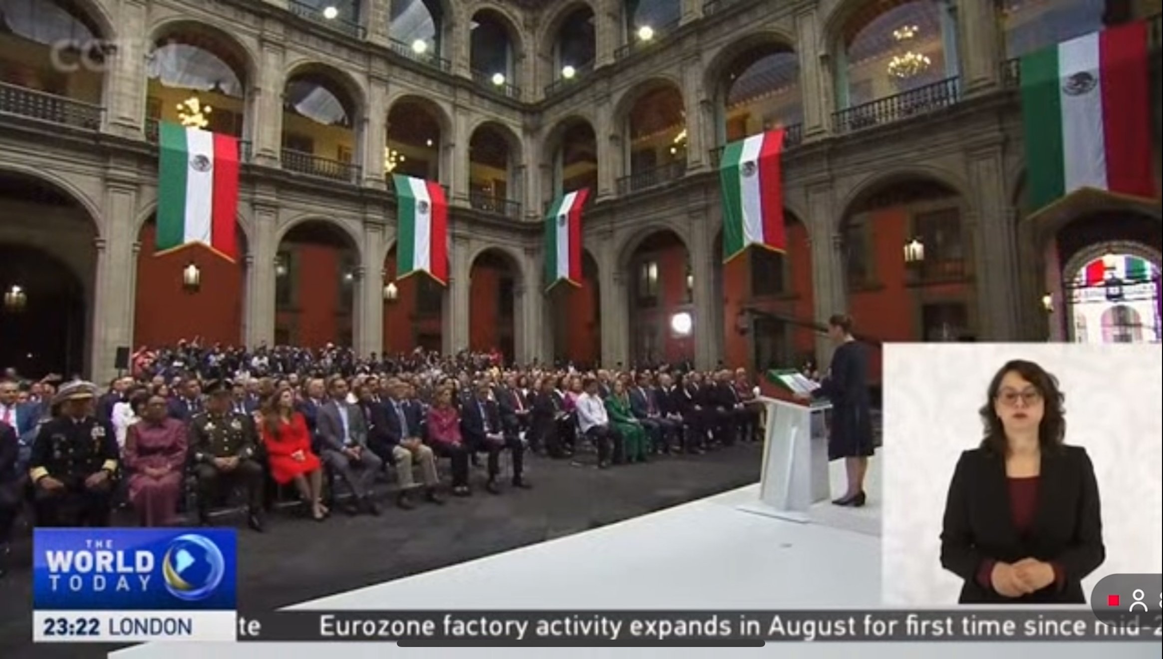 Claudia Sheinbaum delivers first state of union address