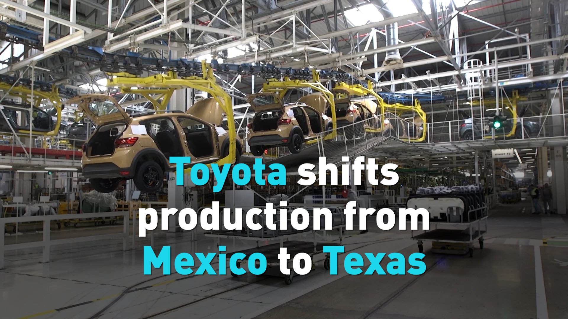  Toyota shifts production from Mexico to Texas