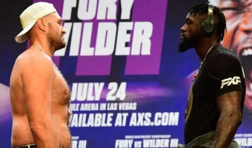 Deontay Wilder vs Tyson Fury Square off, NBA Playoffs