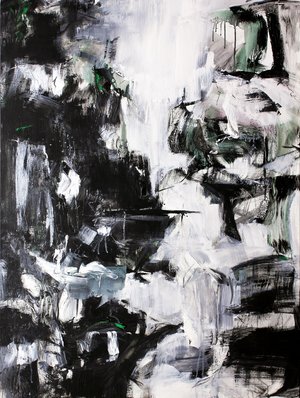 Jay Peterzell - Hay Stacks Fells - 48 x 36 - acrylic on canvas