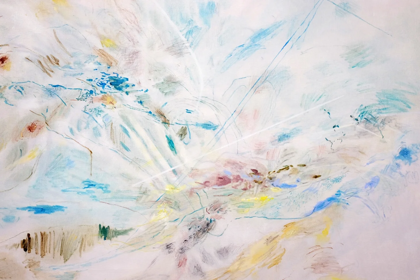 Meridian No. 1 - 84 x 64 - oil, acrylic and pigment sticks on canvas (detail)