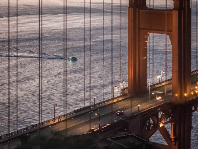 Kathryn Mohrman - Golden Gate Sunrise - Photography - 22 x 18
