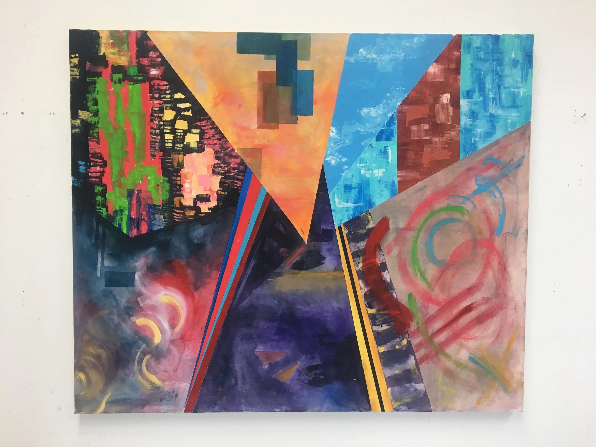  60” x 50'“ acrylic 