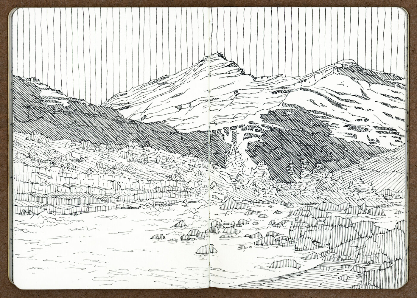08-17 Soda Basin and Ruplee Ridge from Ledge Camp Lower San Juan.jpg