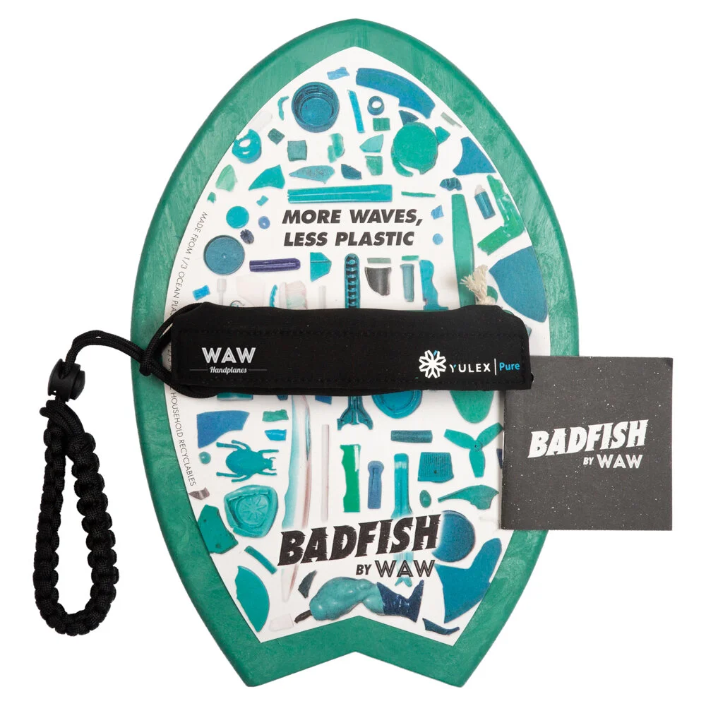 The WAW BadFish Bodysurfing Handplane - Recycled Ocean Plastics WAW Handplanes NZ