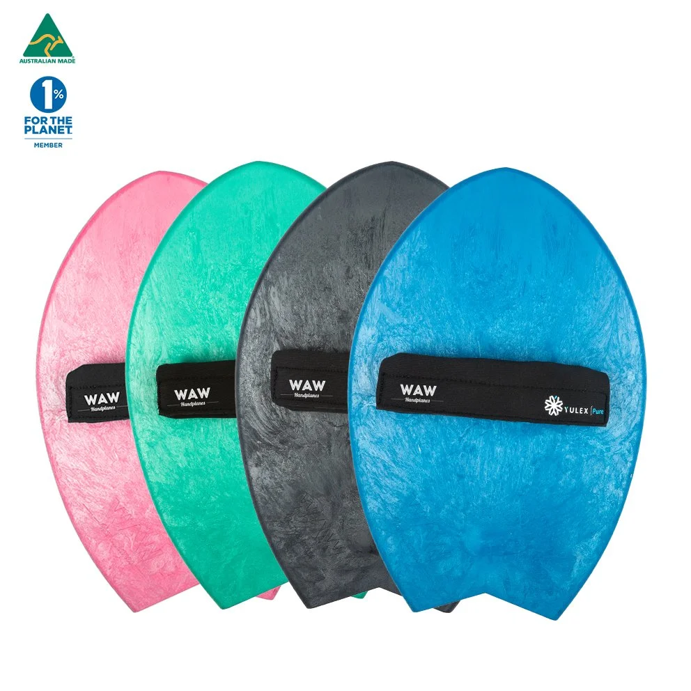 The WAW BadFish Bodysurfing Handplane - Recycled Ocean Plastics