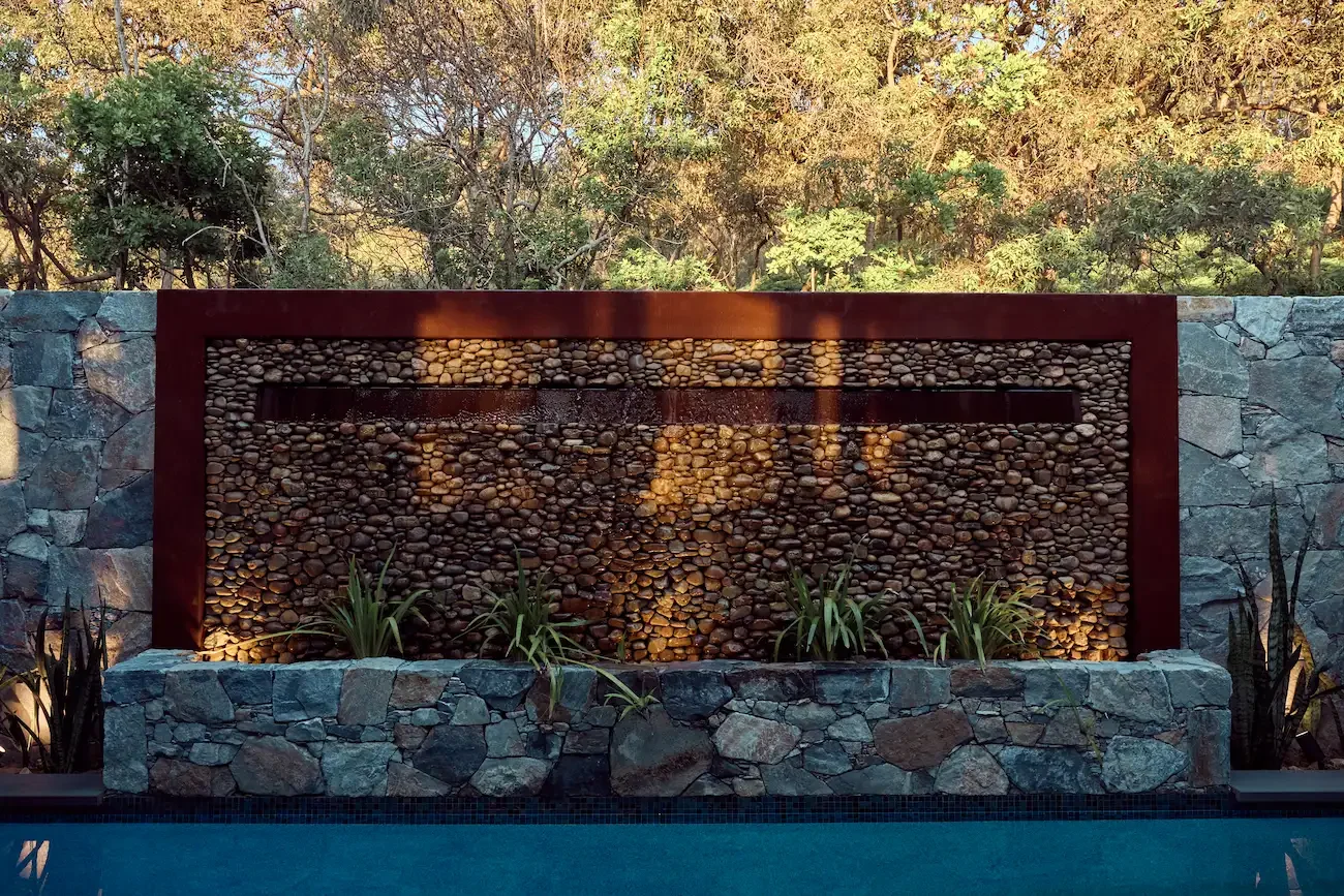 Water featureCustom Corten Water Feature by Green Sky Landscapes Byron Bay