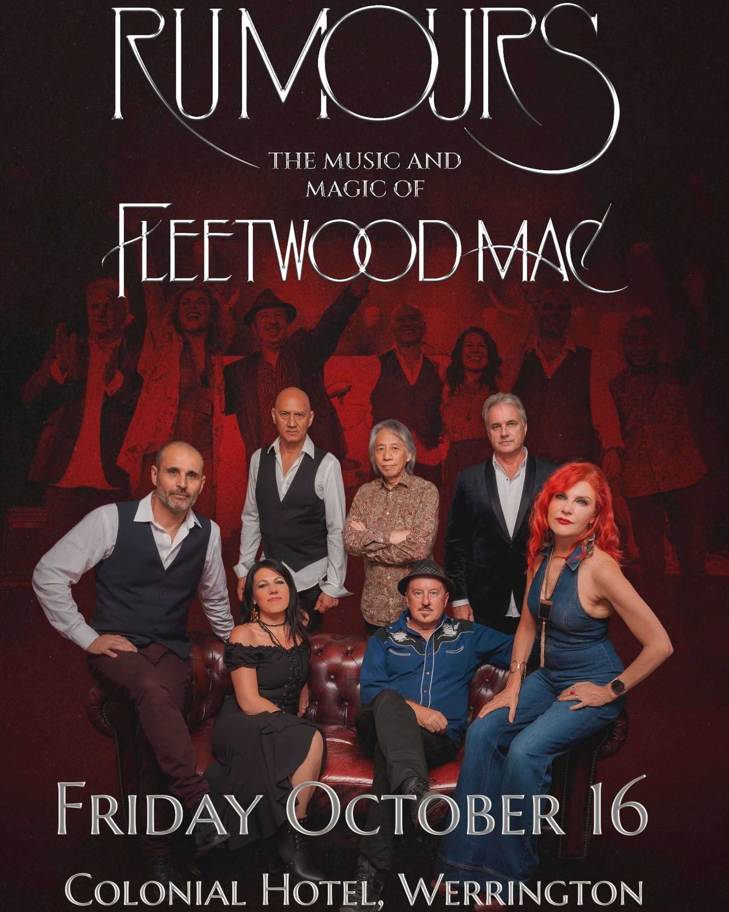 🎸✨ TONIGHT AT THE COLONIAL &ndash; THE MAGIC OF FLEETWOOD MAC! ✨🎸

The wait is over! RUMOURS &ndash; The Music and Magic of Fleetwood Mac is taking the stage TONIGHT at the Colonial Hotel! 🎶🔥

Get ready for an incredible night of timeless classic