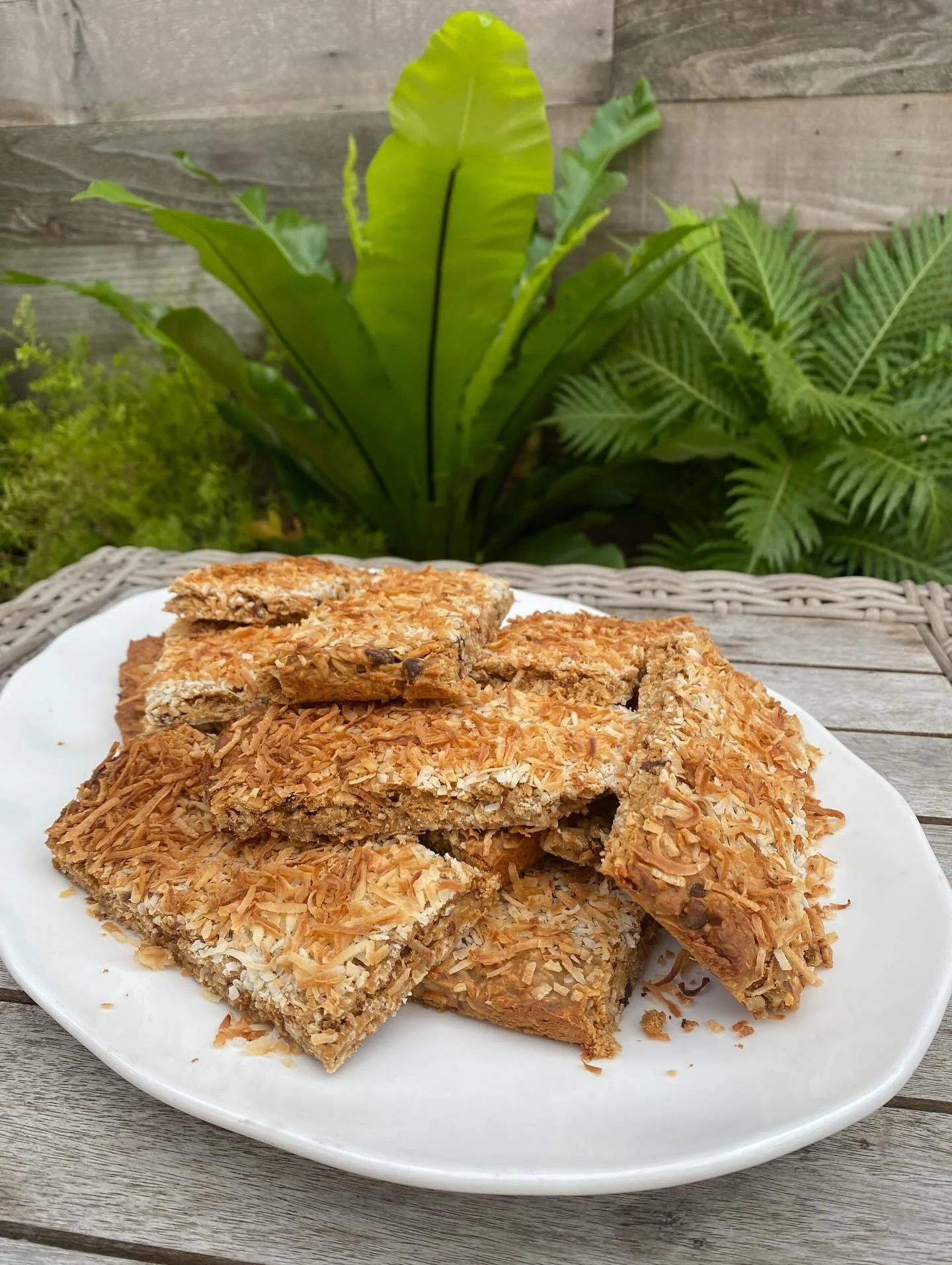 Our Coco Craze bars are back! 🥥🤍🫧

Packed full of flavor with vanilla protein powder, oats, honey, peanut butter, flax seeds, coconut, and chocolate chips for the perfect boost of energy! 

#proteinbar #sealbeach #delicious #protein #preworkout #s