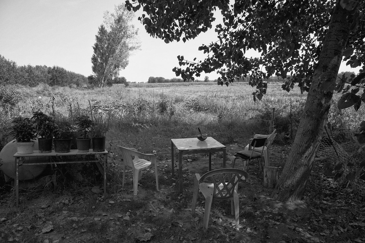  Near Evros river, Nea Vyssa, Greece. A rest place for illegal immigrants in northern Greece.  