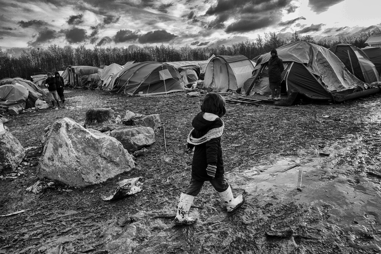  Scenes in the refugee camp of Grande-Synthe, Dunkirque, France, January 15, 2016. Photo Delmi Alvarez. 
