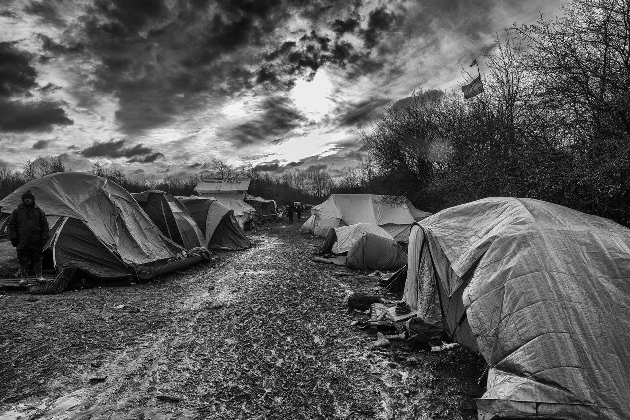  Scenes in the refugee camp of Grande-Synthe, Dunkirque, France, January 15, 2016. Photo Delmi Alvarez. 