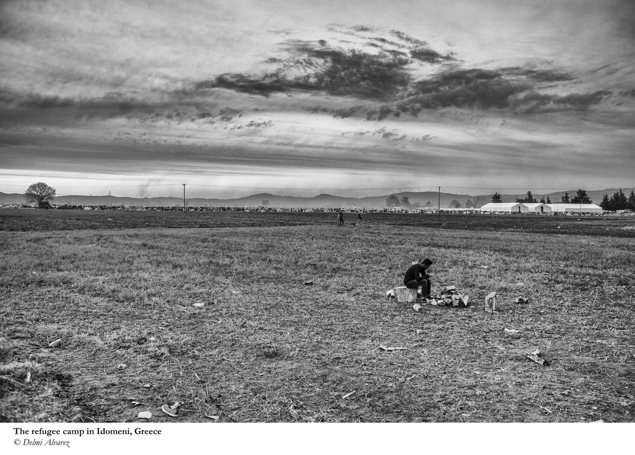  Idomeni, Grece, March 8, 2016. Credit Photo © Delmi Alvarez. Restrictions: *France, Austria, Germany, Denmark, Belgium* 