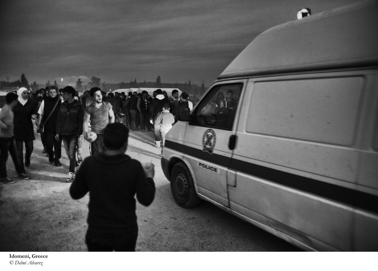  Idomeni, Grece, March 8, 2016. Credit Photo © Delmi Alvarez. Restrictions: *France, Austria, Germany, Denmark, Belgium* 