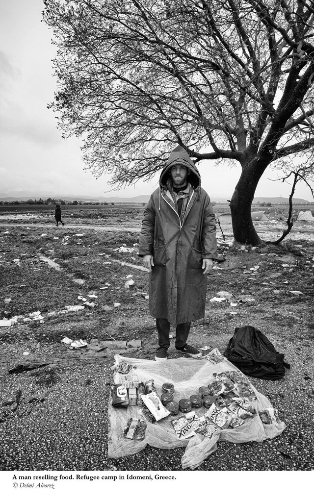  Migrants stuck in the refugee camp in Idomeni, Grece, March 9, 2016. Credit Photo © Delmi Alvarez. Restrictions: *France, Austria, Germany, Denmark, Belgium* 