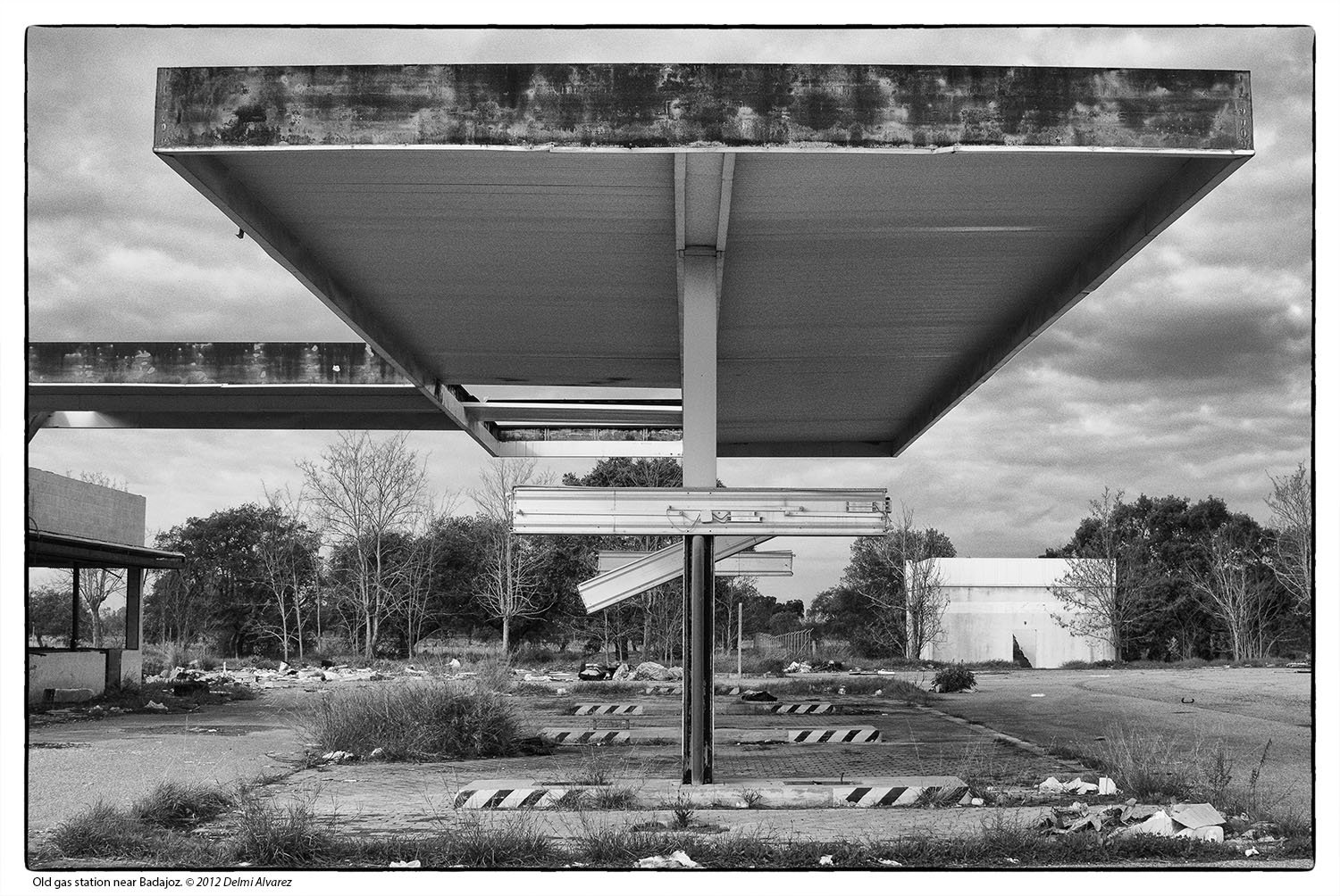 Gas station remains