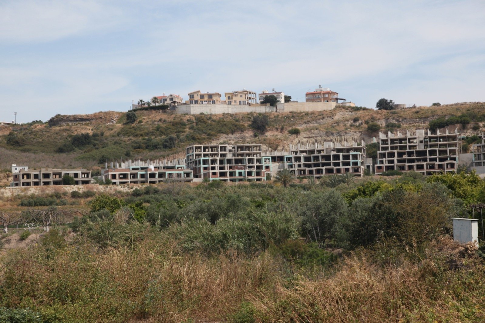 Cyprus abandoned constructions