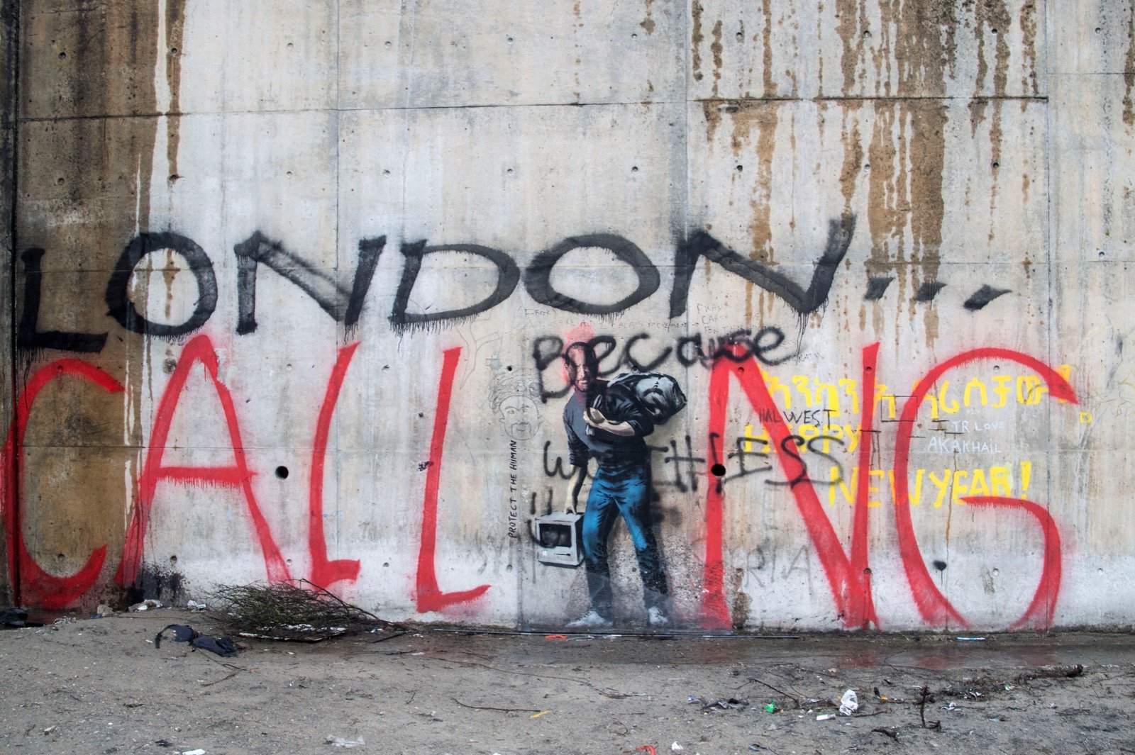 Banksy in Calais