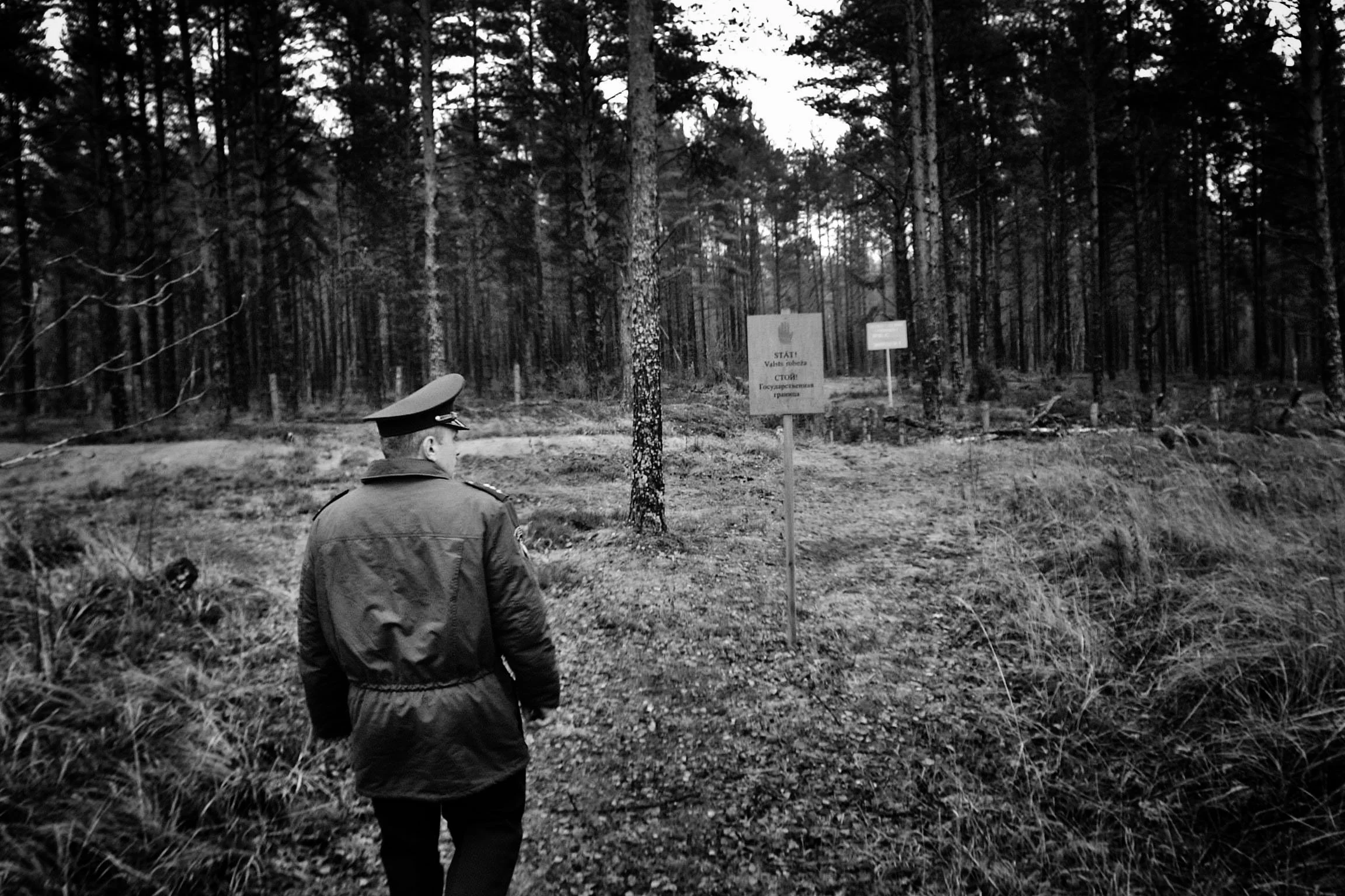  Border guard post close to the Latvia-Russia border. 2003 