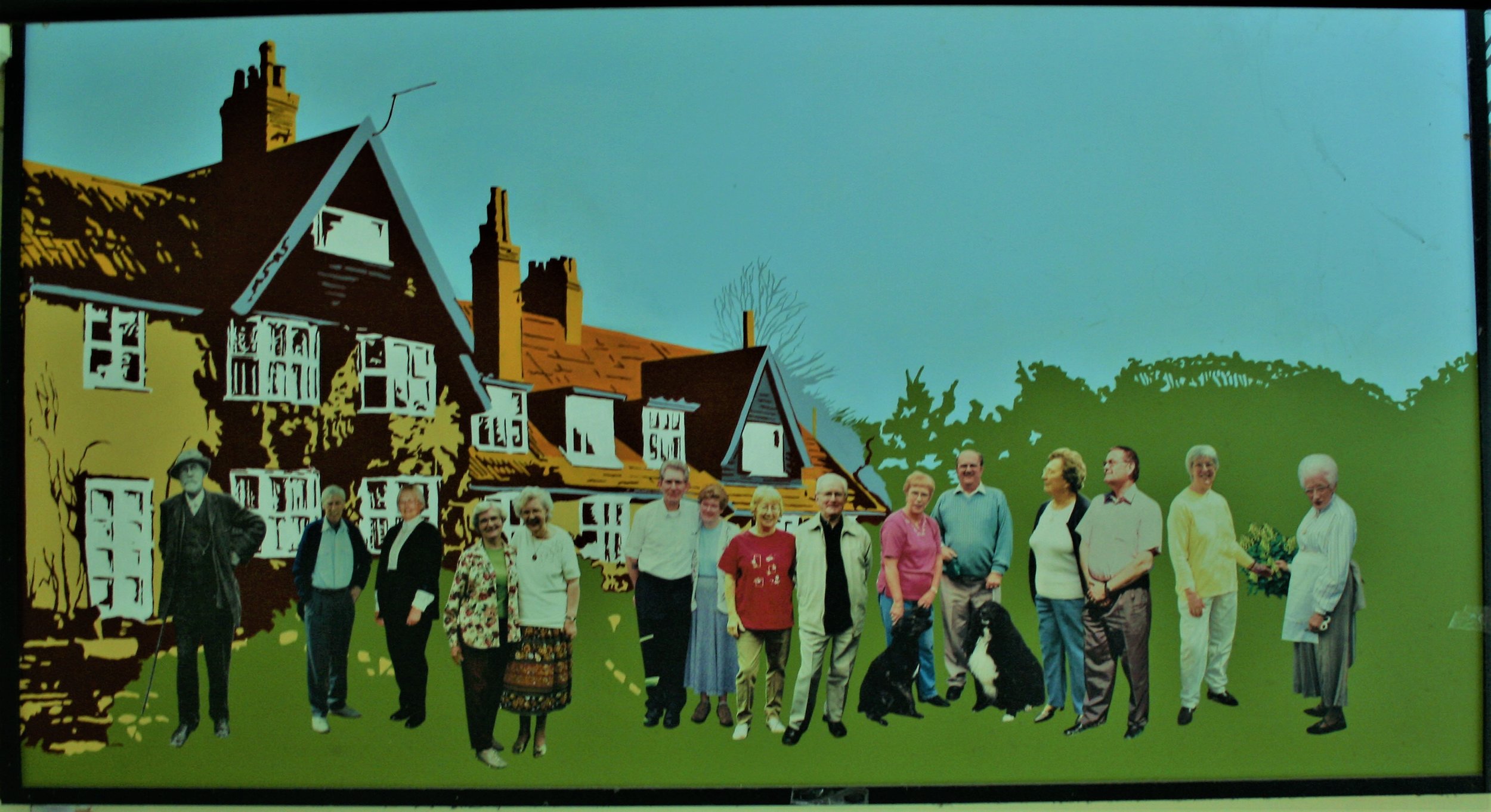 MURAL FOR THE JOSEPH ROWNTREE TRUST. YORK
