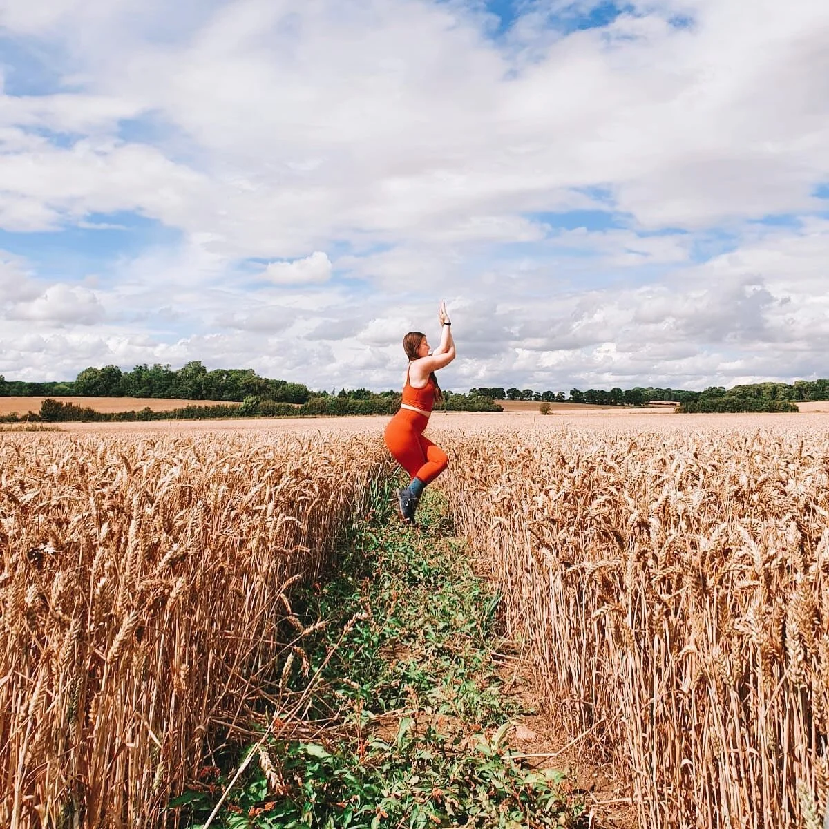 I always feel more like myself in nature. While it used to be beaches and cliffs, it&rsquo;s now fields and mountains. The air is always so clear, it helps ease my mind. 
&ldquo;You are meant to be on this earth&rdquo; she whispers, as I walk my path