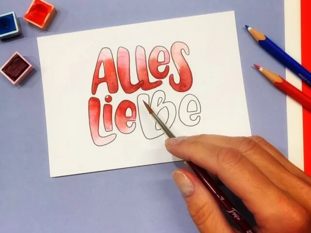Workshop für Handlettering im Schriftschatz