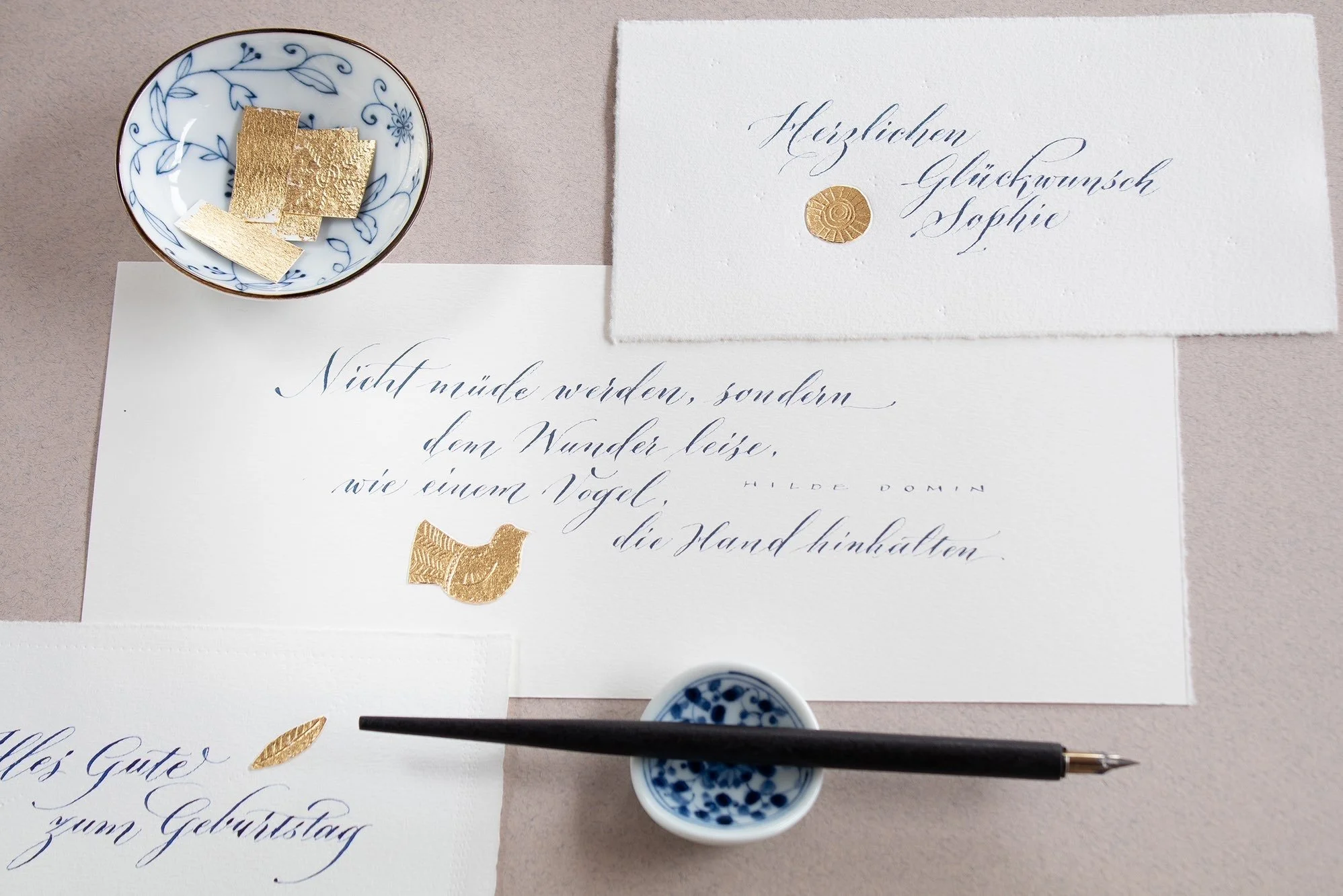 Modern Calligraphy mit der Spitzfeder mit KATHARINA