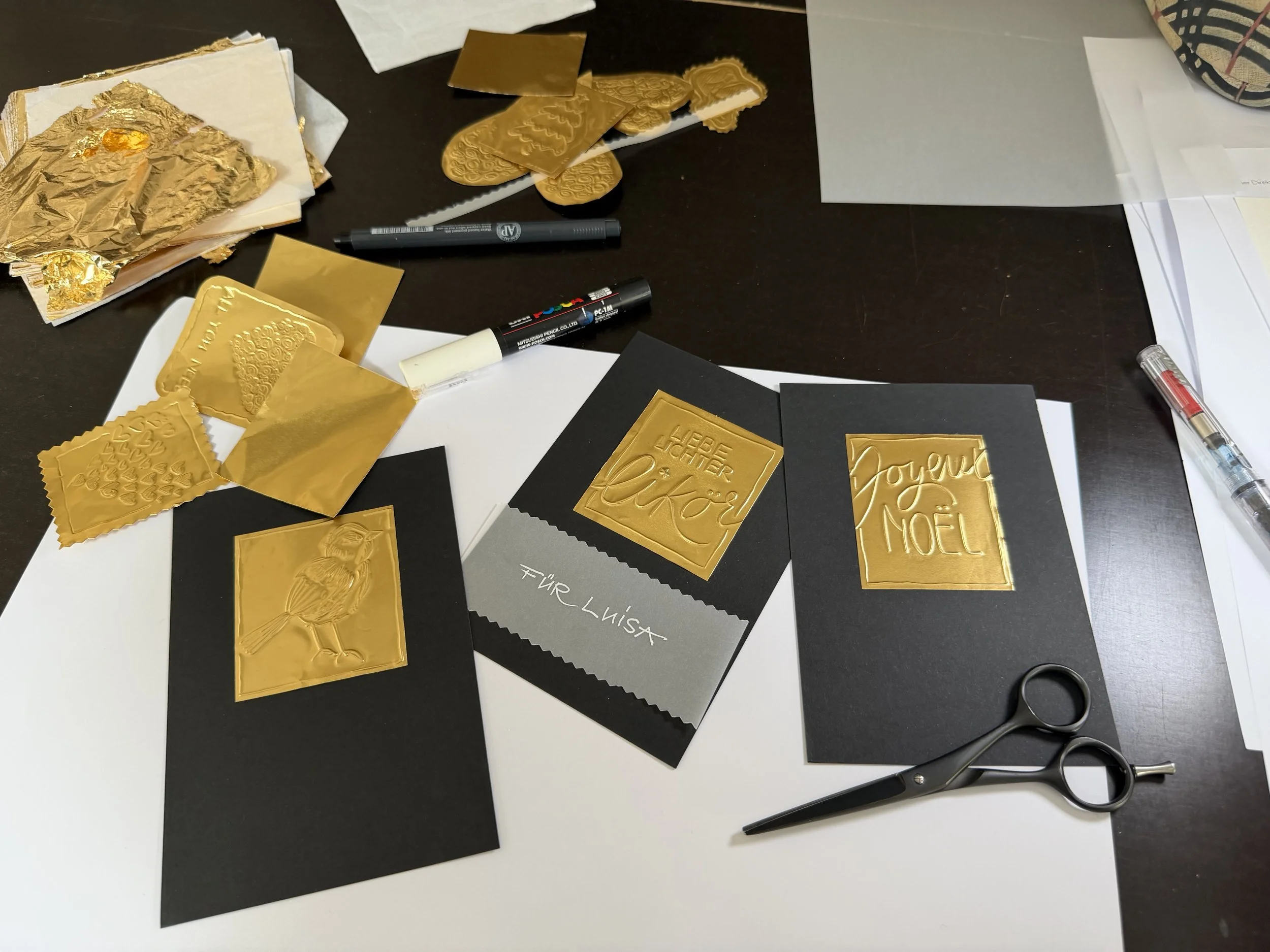 Gold Präge Workshop im SCHRIFTSCHATZ