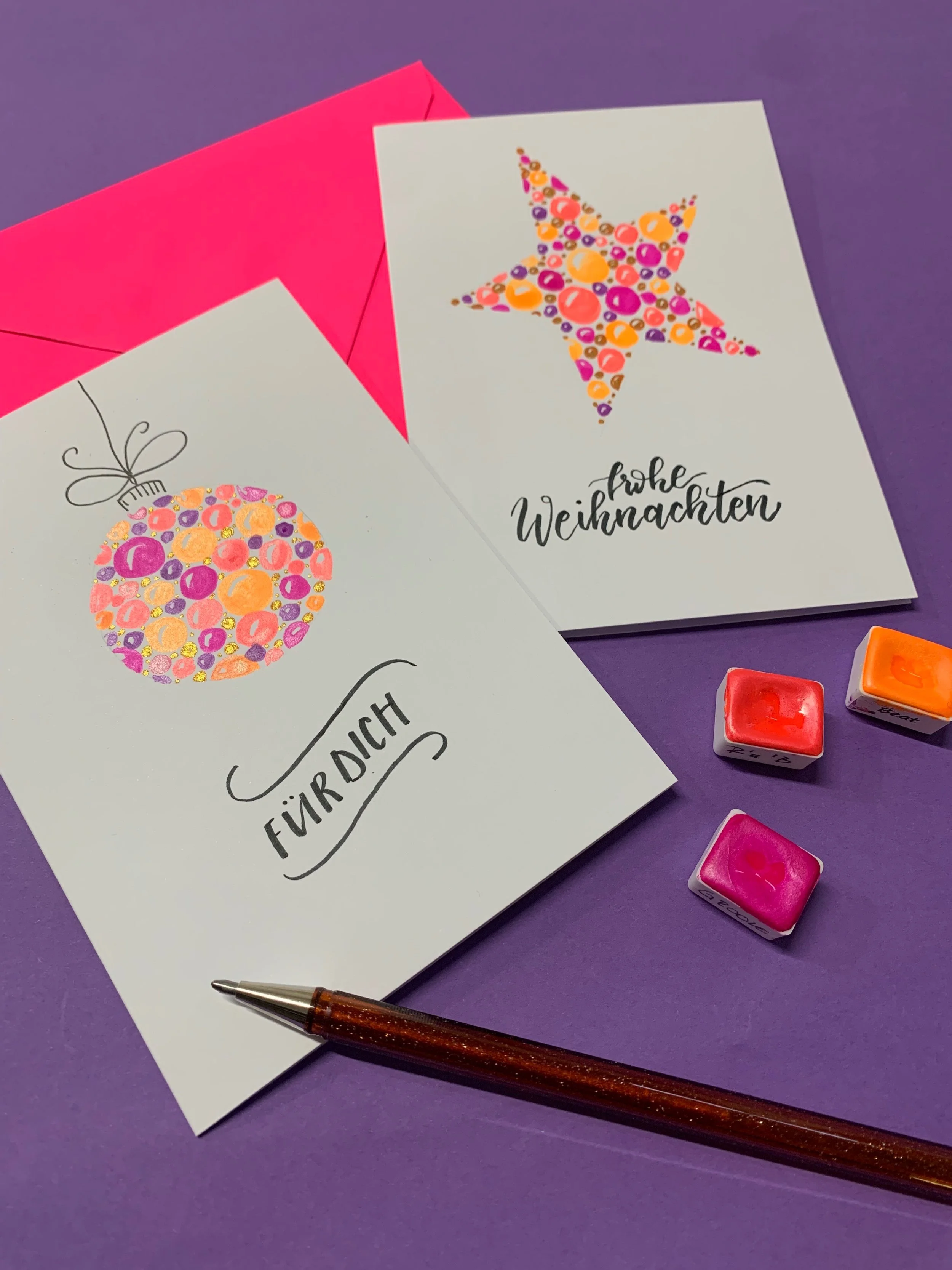Watercolor: Lettering trifft Farbenfreude mit GABY