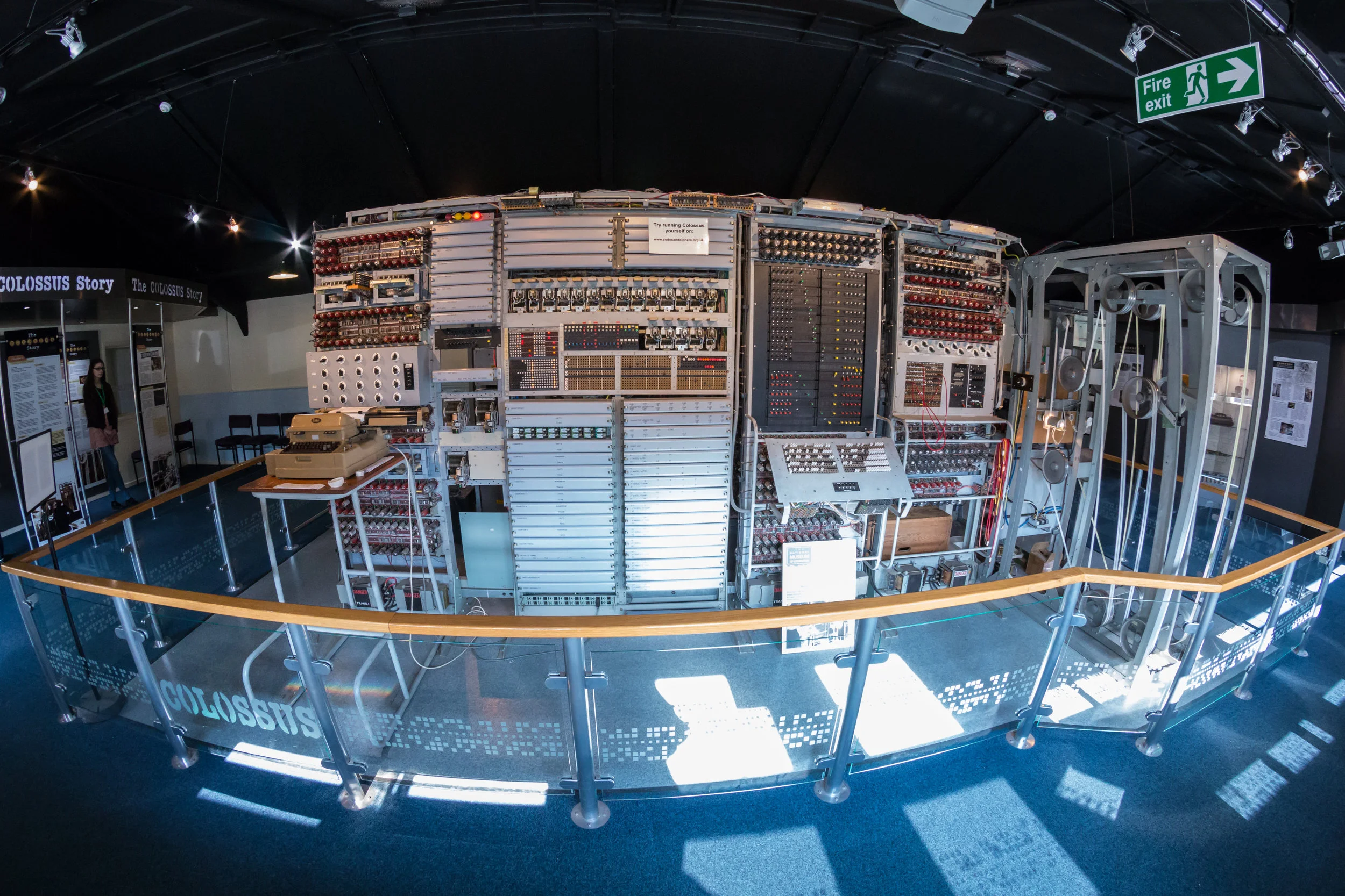The Colossus rebuild as it looks today, which the public can view every day from 10:30 - 16:30