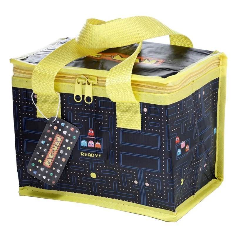 Recycled Plastic Bottle RPET Reusable Cool Bag Lunch Bag - Pac-Man Ready.jpeg