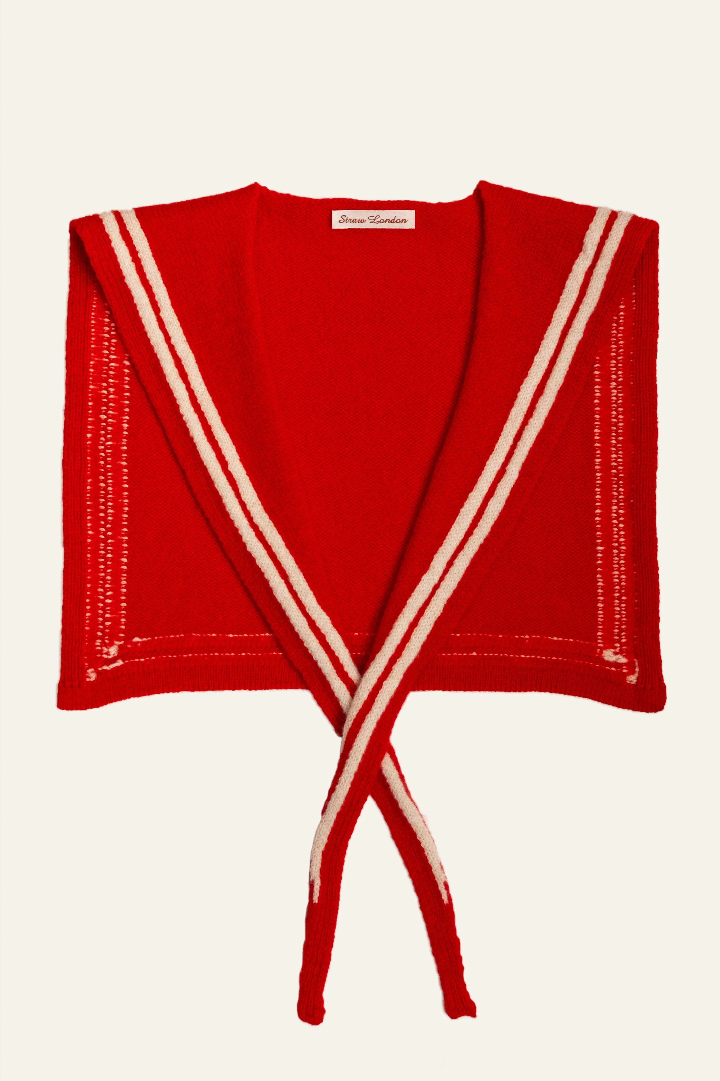 Poppy Lambswool Sailor Scarf