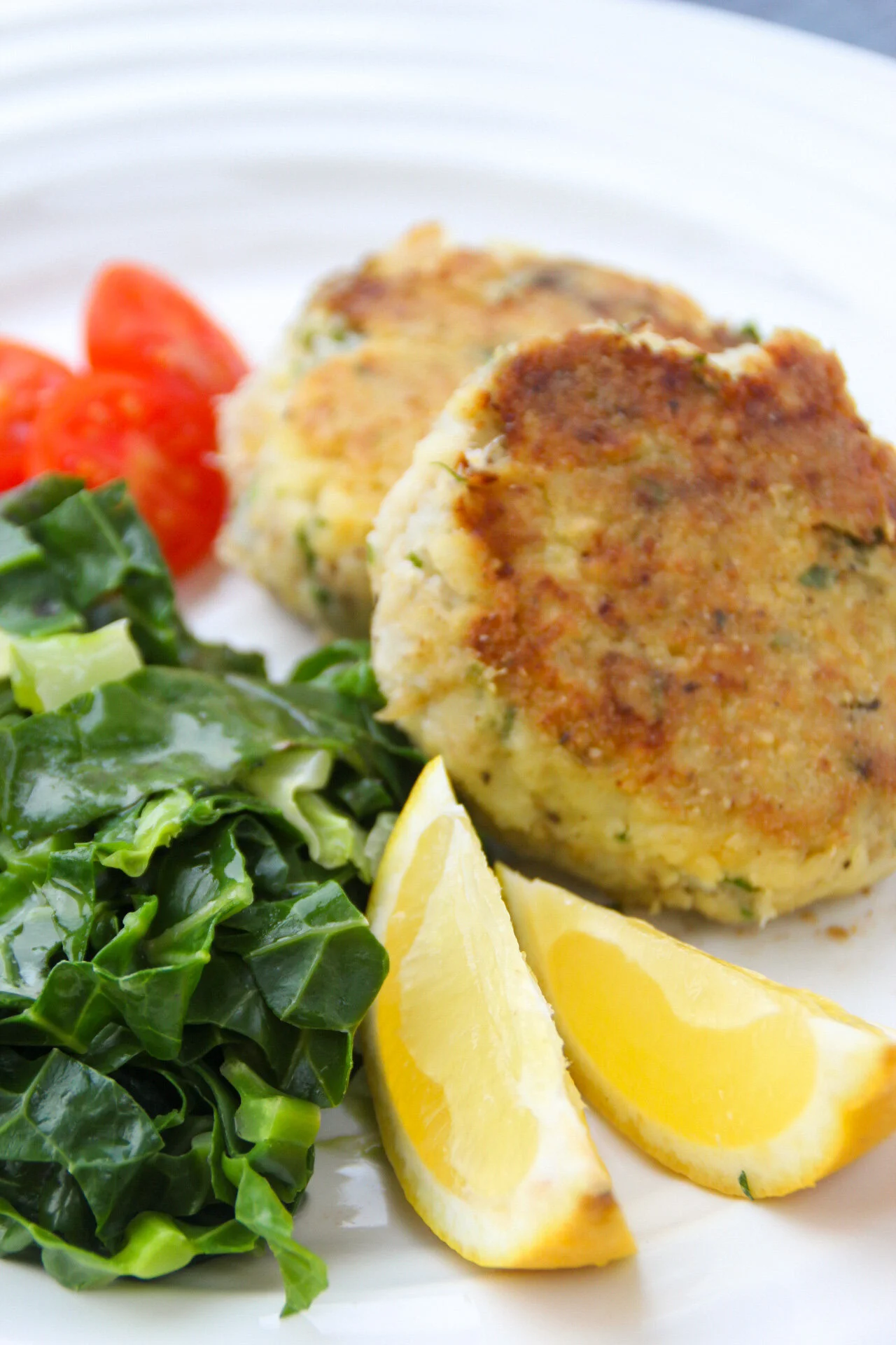 Celeriac and cauliflower smoked mackerel fishcakes
