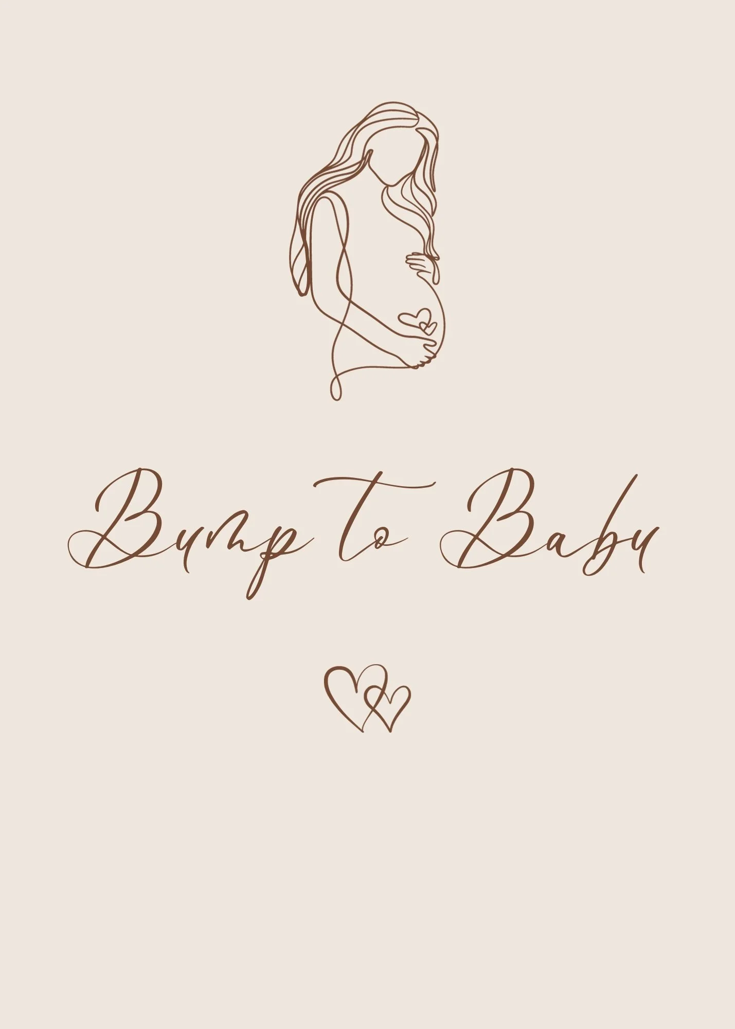 Brown Beige Illustrative Line Art Baby Shower Invitation.jpg