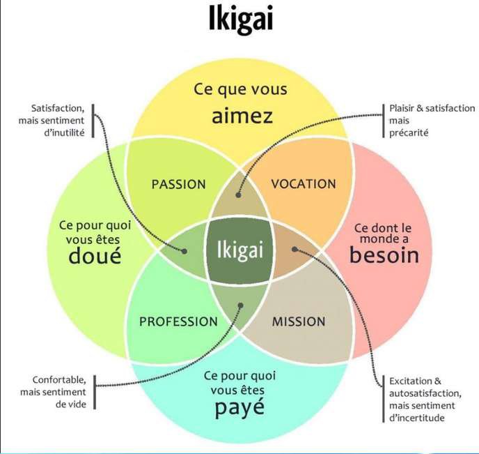 Le fameux diagramme Ikigaï