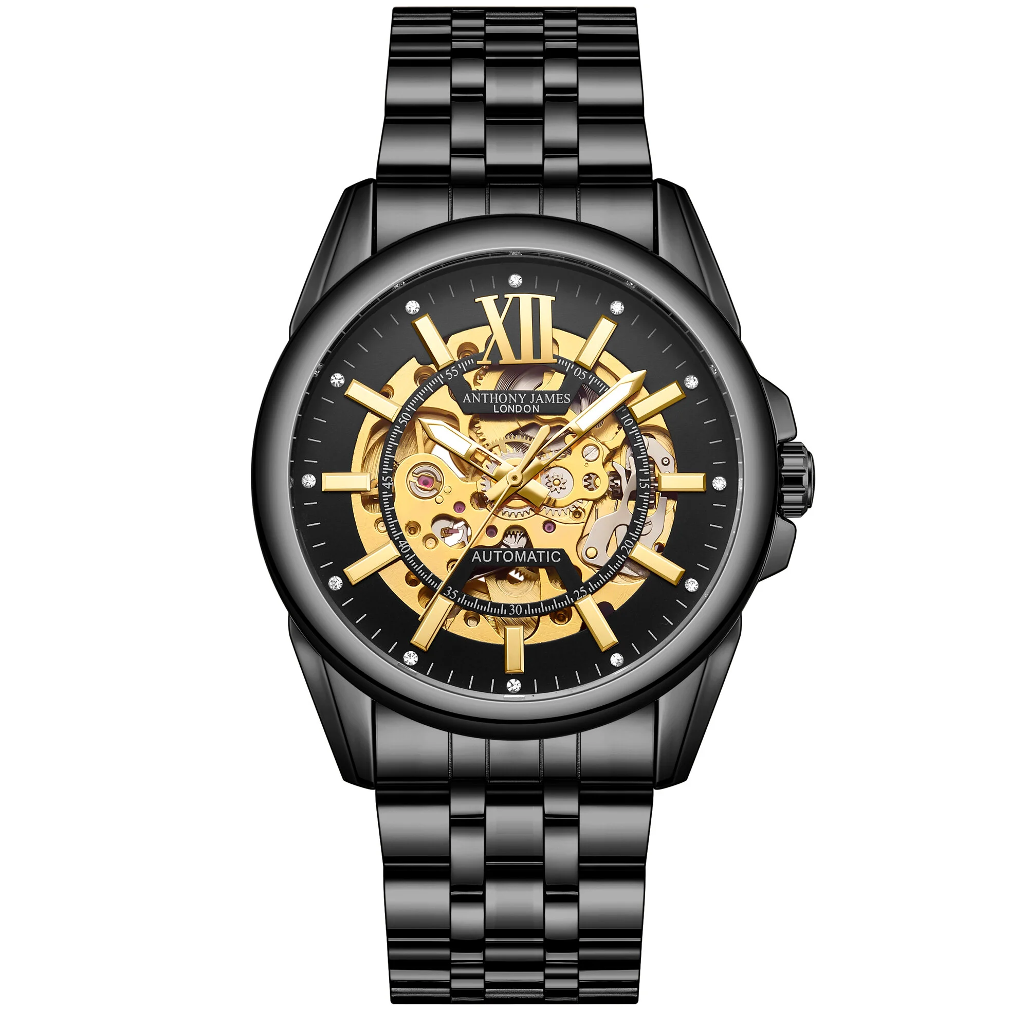 anthony james skeleton watch