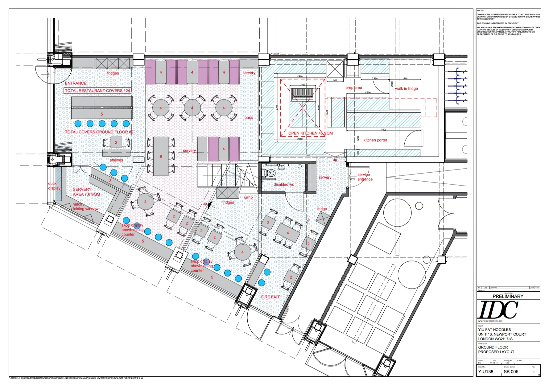 Floor Plan Yiu Fat Noodle
