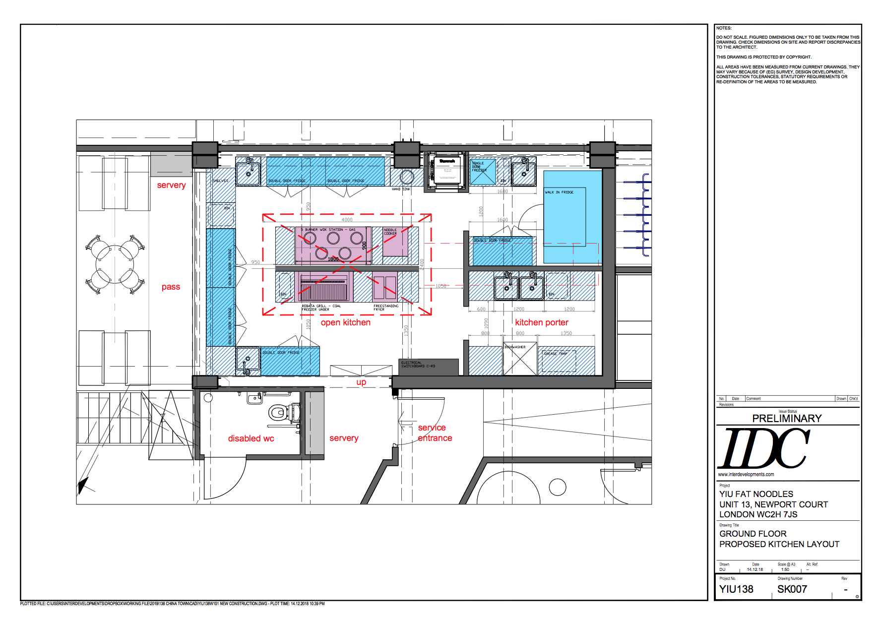Floor Plan Yiu Fat Noodle
