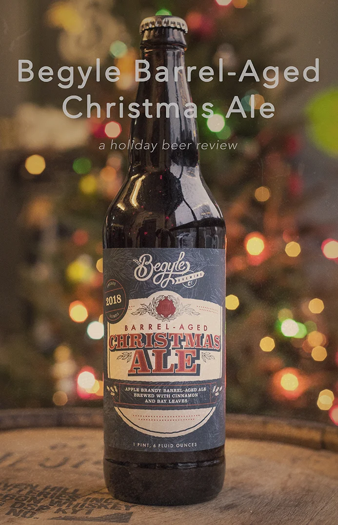 The Barrel-Aged Christmas Ale is available at Begyle’s Taproom.