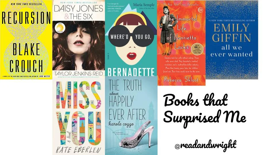 Books that Surprised me 