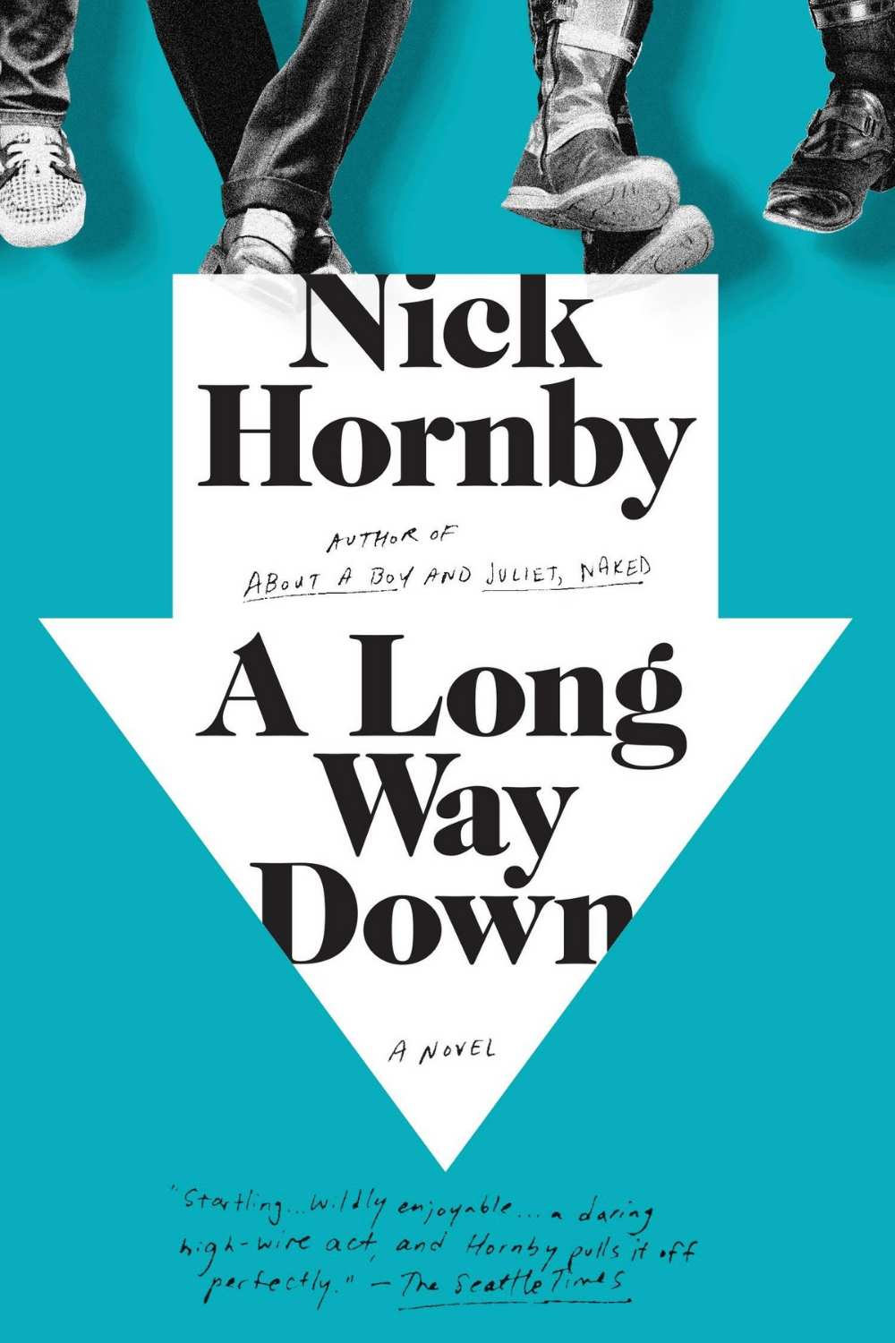 The long way like. A long way down. Nick Hornby. Nick Hornby book. Long way down Hornby.