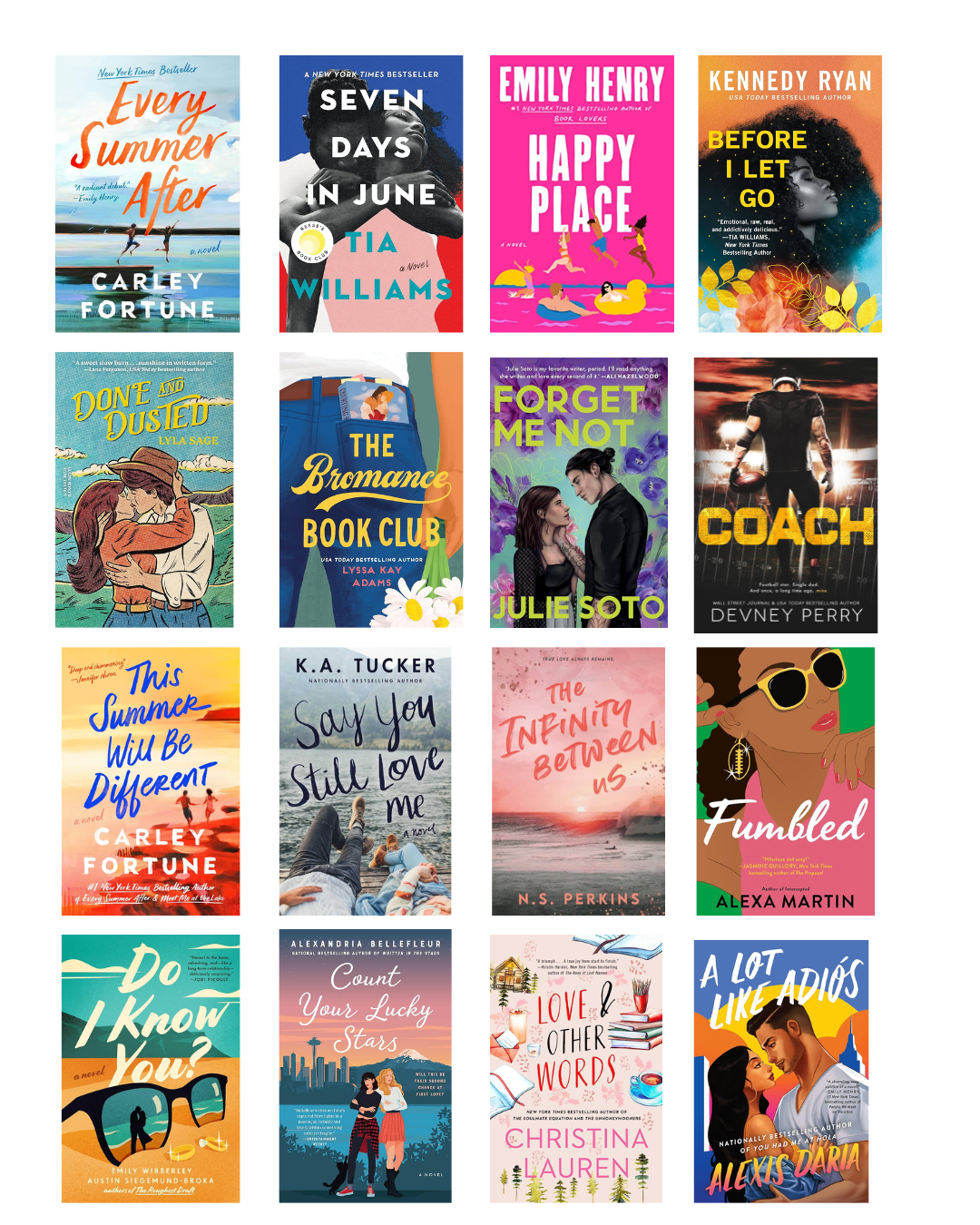 Books by Trope: Second Chance Romance